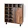 Vicco Fynn Badschrank 78,4 x 91,6 x 34 cm Braun/Weiß