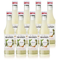 8x Monin Mandel Sirup, 250 ml Flasche
