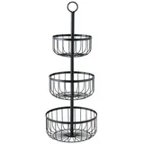 Boltze Deko-Etagere COBO H60 cm schwarz