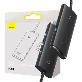 Baseus Lite Series HUB 4in1 USB-C auf 4xUSB 3.0 + 4x USB 3.0 - 4 - schwarz