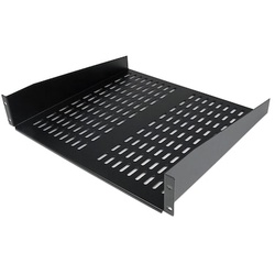StarTech 16 Zoll Fachboden zur Festmontage 2HE 400mm Tiefe schwarz