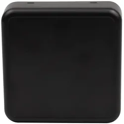 Raumsensorgehäuse 86x86x25,5mm, schwarz, geschlossen