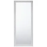 CARRYHOME Wandspiegel Silber, Kunststoff, rechteckig 70x170x2 cm