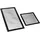 DEMCiflex Staubfilter Set für DAN Cases A4 intern Schwarz