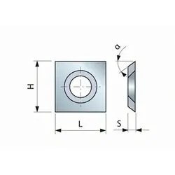 HM-Vorschneider 14 x 14 x 2 mm