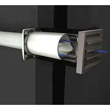 aeroboy Mauerkasten Ø 150 mm Rückstauklappe