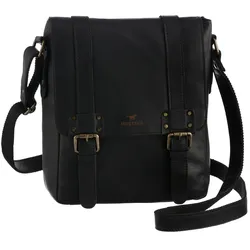 Umhängetasche MUSTANG "Gonesse", Damen, Gr. B/H/T: 23cm x 29cm x 9cm, schwarz, Leder, Taschen, Handtasche, Citybag, Tragetasche
