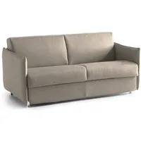 2-sitzer Schlafsofa Trissino, Schlafsofa Fürs Wohnzimmer, Gepolstert, Abnehmbar, 100 % Made In Italy-qualität, 180x95 H90 Cm, Taube - Dmora