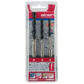 Alpen Betonbohrer Set 3-teilig 5 mm/6 mm/8 mm