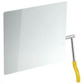 Hewi Kippspiegel 802.01.100R18 725x741x73mm, Hebel rechts, senfgelb