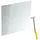 Hewi Kippspiegel 802.01.100R18 725x741x73mm, Hebel rechts, senfgelb