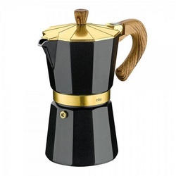 Cilio Kaffeebereiter Cilio, Espressokocher CLASSICO ORO schwarz