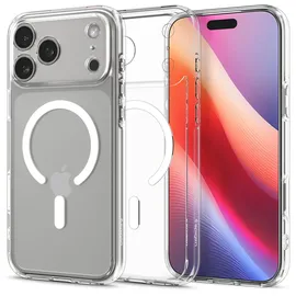 SPIGEN iPhone 17 Pro Ultra Hybrid Hülle transparent-weiß