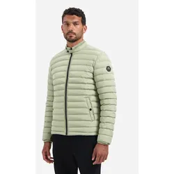 Steppjacke NO EXCESS "No Excess Steppjacke Jacket Short Fit Padded", Herren, Gr. XXL, light moss, 88% Polyester, 12% Polyamid, Jacken