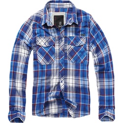 Brandit Check Hemd, blau, Größe 7XL für Männer