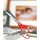 Scotch Papierschere 1428 rot-grau 18,0 cm