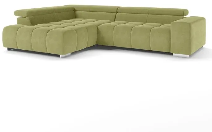 COTTA Ecksofa Orion Stoff Grün Olive
