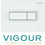 Vigour TEES WC-Betätigungsplatte für 2-mengenspülung, weiß