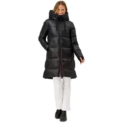 Krimson Klover Winter-Daunenmantel Compass Long Down (mit Kapuze, wärmeisolierung) schwarz Damen