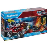 Playmobil City Action Feuerwehr mit Feuer-ATV (70864)  86 Teile