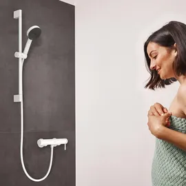 Hansgrohe Finoris Einhebel-Duscharmatur Aufputz für 1 Verbraucher mattweiß 76620700