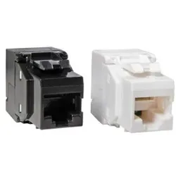 EFB E-20081 RJ45 Keystone UTP, Cat.6, 250MHz, Komponenten zertifiziert, schwar E20081