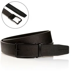 Ledergürtel TOM TAILOR, Damen, Gr. 100, schwarz, Rindsleder, klassisch, Gürtel, mit Automatikschließe - Ideales Geschenk