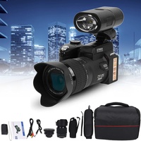 Bigking Digitalkamera, D7200 33MP Digitalkamera DSLR 0,5-Fach Weitwinkelobjektiv + 24-Fach Teleobjektiv + LED-Licht