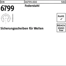 OEM Sicherungsscheibe DIN 6799 f.Wellen 8 250 Stück