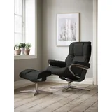 Stressless Mayfair mit Cross Base Leder 79 x 102 x 73 cm black batick