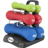 Gorilla Sports Gymnastikhantelset Neopren 12 kg 12kg