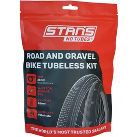 Stans No Tubes Road/gravel Tubeless Reparatursatz - rot, schwarz - Einheitsgröße