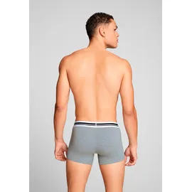 Puma Boxershorts » MEN EVERYDAY PLACED LOGO BOXERS 2P« Packung, 2er Pack, mit Logo Webbund Gr. XXL, middle grey melange, / black, , 59722455-XXL