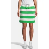 salzhaut Rock Damen Gestreift Offwhite/Apple Green XL