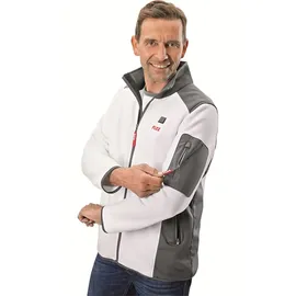 Flex Akku Heizjacke Fleece Weiß M
