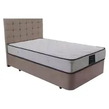 xl moebel gmbh Luxus Bett mit Kingsize Matratze Bettkasten Hotel Betten 150x200cm Sondermaß - Beige