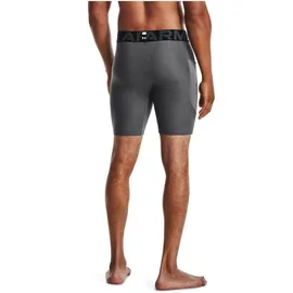 Under Armour Herren Ua Hg Armour Kurze Laufhose atmungsaktive Herrenshorts, Carbon Heather/Black, XL