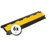 Pronomic Protector 2-100 Kabelbrücke 2-Kammer mit Steckverbindung 6x Set