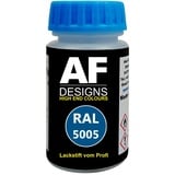 Alex Flittner Designs Lackstift RAL 5005 SIGNALBLAU stumpfmatt 50ml schnelltrocknend Acryl