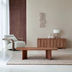 Couchtisch aus Akazienholz Suzanne 140x60