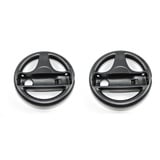 2x Nintendo Wii Lenkrad SET schwarz black Mario Kart Controller Zubehör Wheel