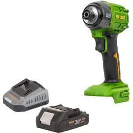 PROCRAFT PS22bb Akku Schlagschrauber 20 V inkl. 1 x 2,0 Ah + Ladegerät