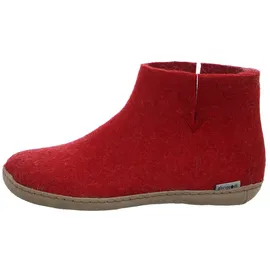 Glerups Hüttenschuhe Rot 43