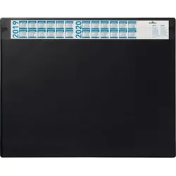 Durable Schreibunterlage schwarz 65x50cm mit auswechselbaren transparenten