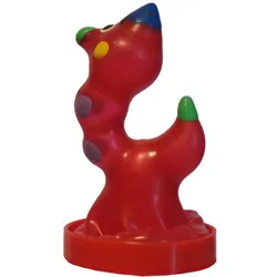 Scherzkondom „Regenwurm“ Handbemalt, Geschenk Hobby-Gärtner (1 Stück) 1 St