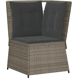vidaXL Garten-Lounge-Set 5-tlg. grau