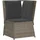 vidaXL Garten-Lounge-Set 5-tlg. grau