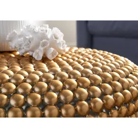 Wohnling Couchtisch WL6.456 Metall gold 60 x 30 x 60 cm