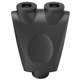 Hama Optischer Verteiler, Toslink-Kupplung - 2 Toslink-Kupplungen Adapter