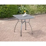 Greemotion Gartentisch Toulouse grau quadratisch 70,0 x 70,0 x 74,0 cm